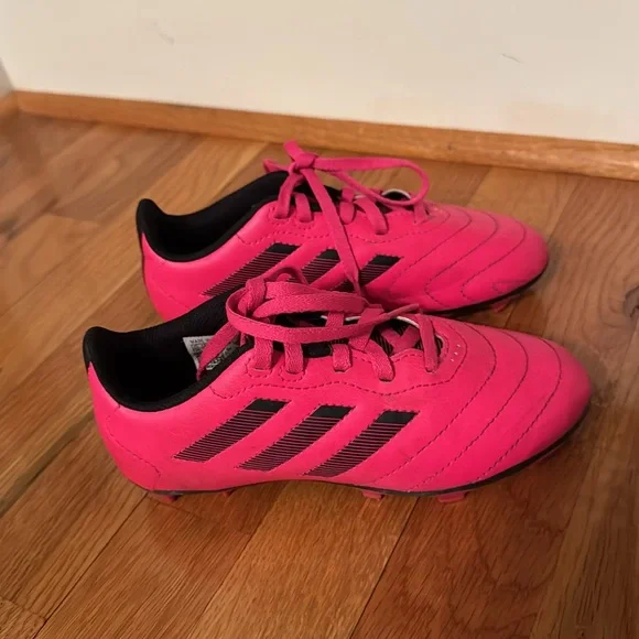Adidas Pink Soccer Cleats Girls 13K - Picture 2 of 10